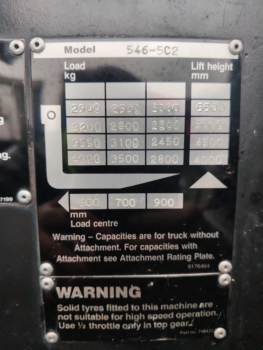 BOSS 5 Ton Side Loader Forklift Low Hrs - Image 4