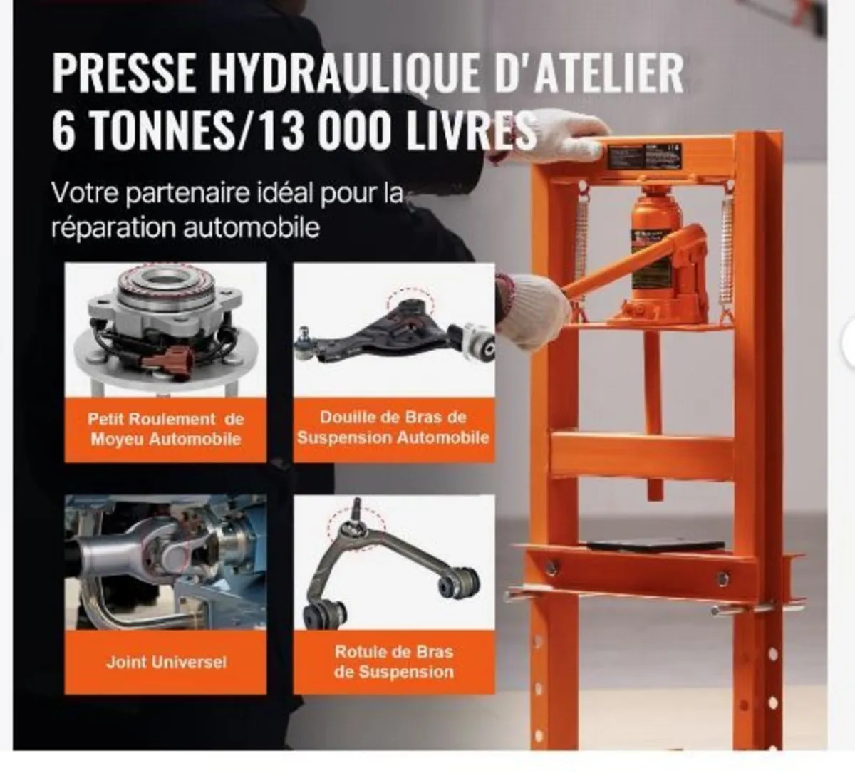 Hydraulic Shop Press 6 Ton - Image 4