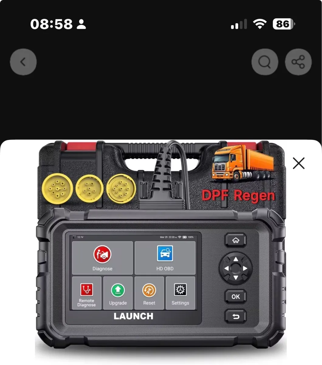 Launch CRP129HD 24v Heavy Duty Truck Scanner - Image 2