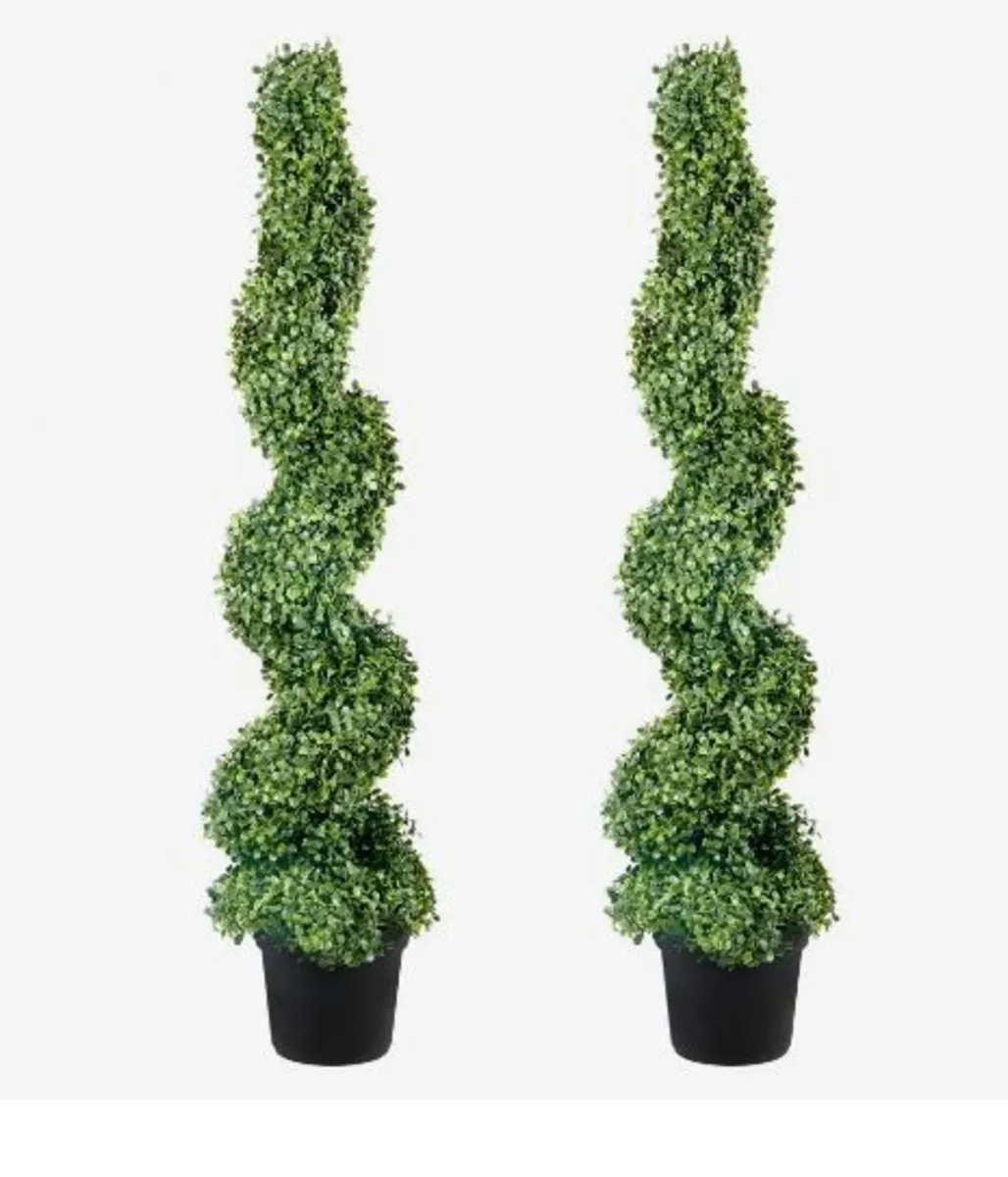 Artificial Topiaries Boxwood Trees - Image 1