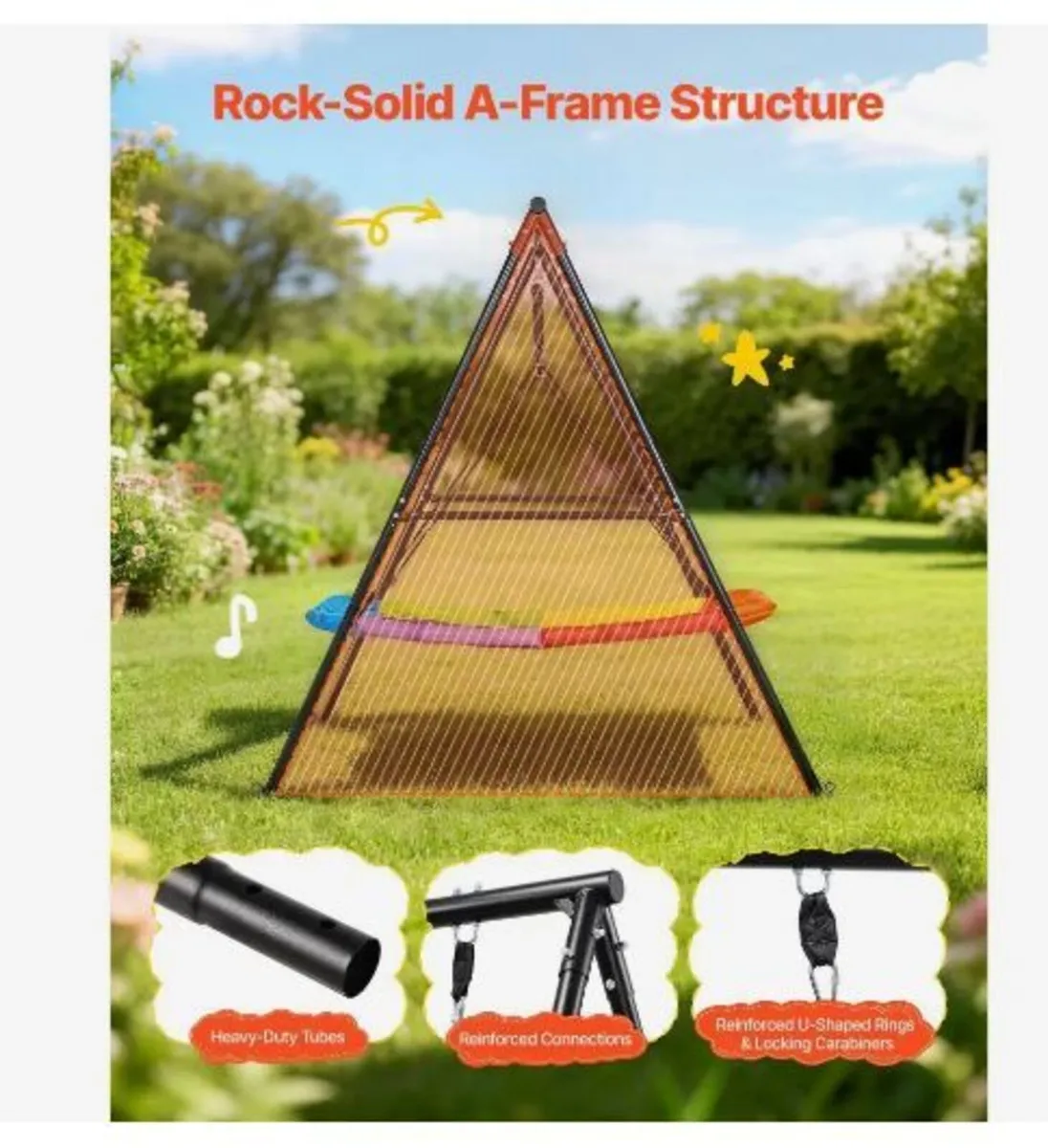 Swing Set for Backyard, 150 x 81 cm - Image 4