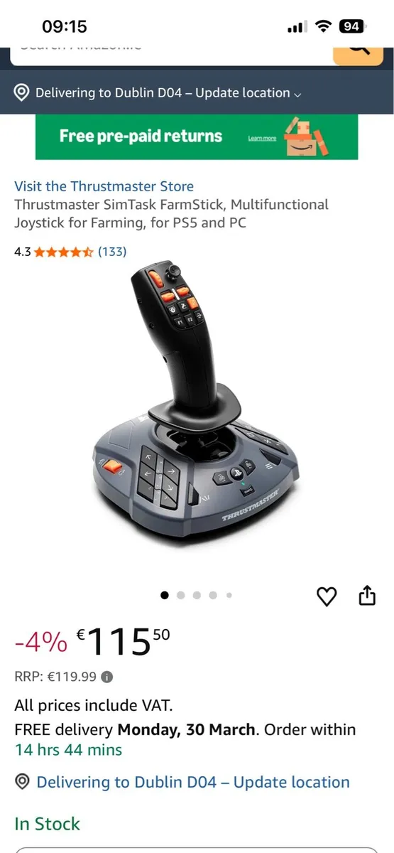 Thrust master gear stick - Image 1