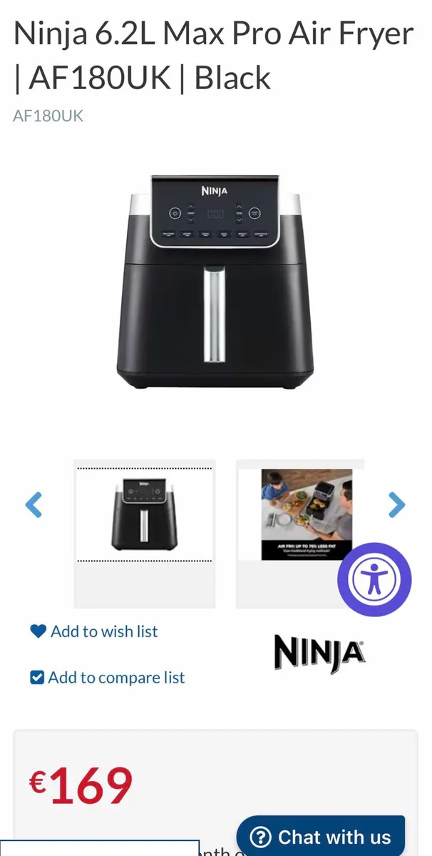 New Ninja Airfryer Max Pro 6.2l - Image 2