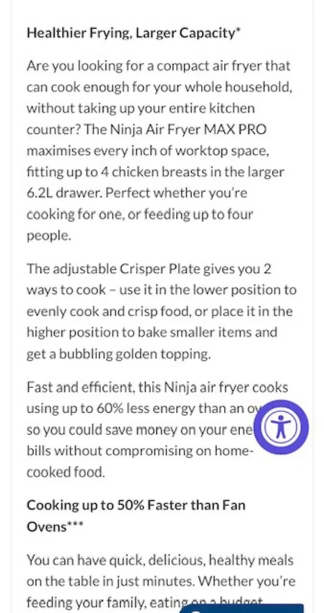 New Ninja Airfryer Max Pro 6.2l - Image 3