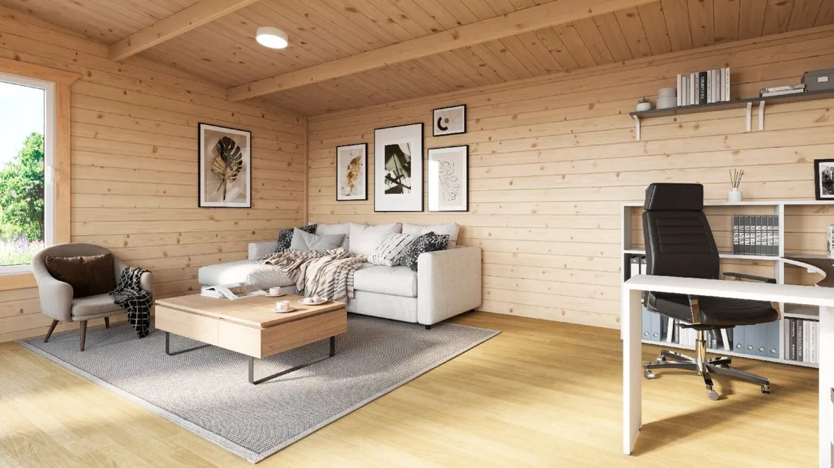 20x18 Timber Apex Log Cabin – 44mm Walls - Image 4