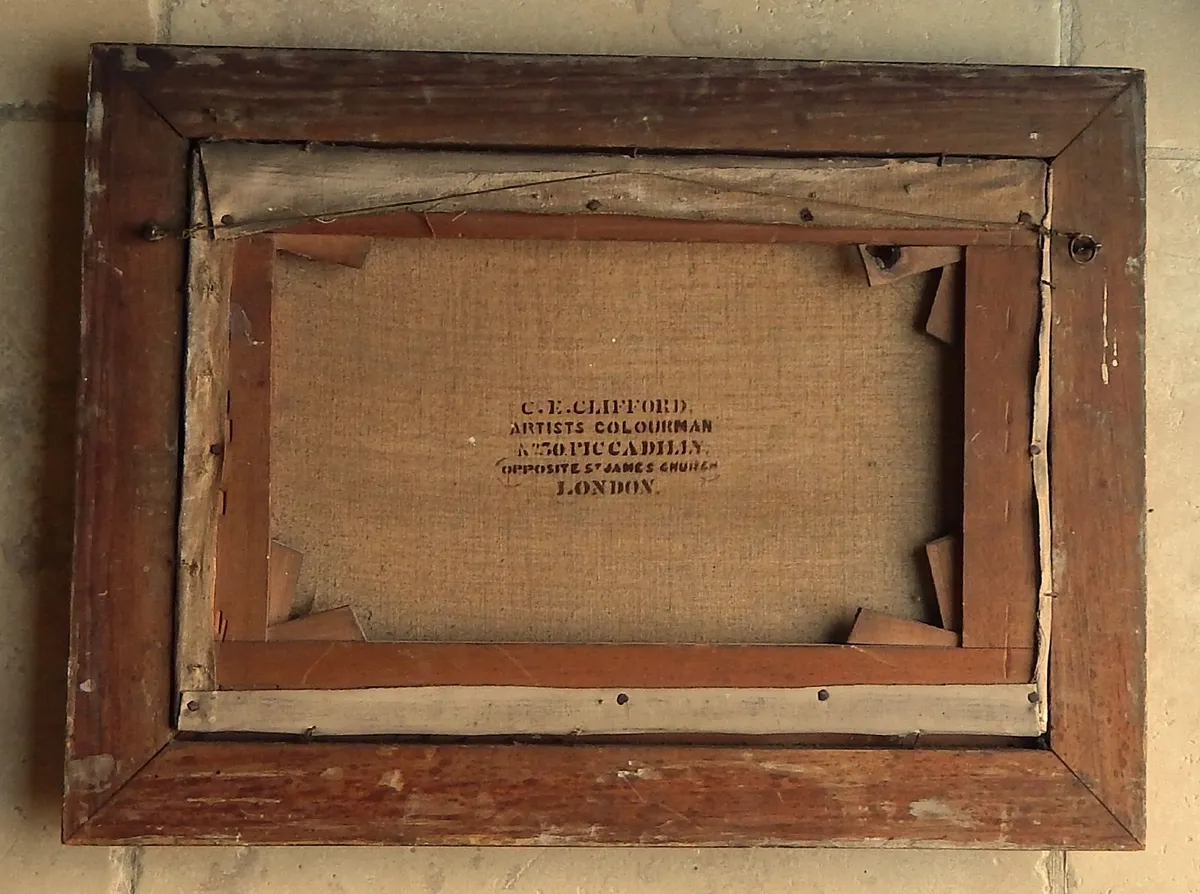 Vintage Oil on Canvas Landscape Painting - Image 4