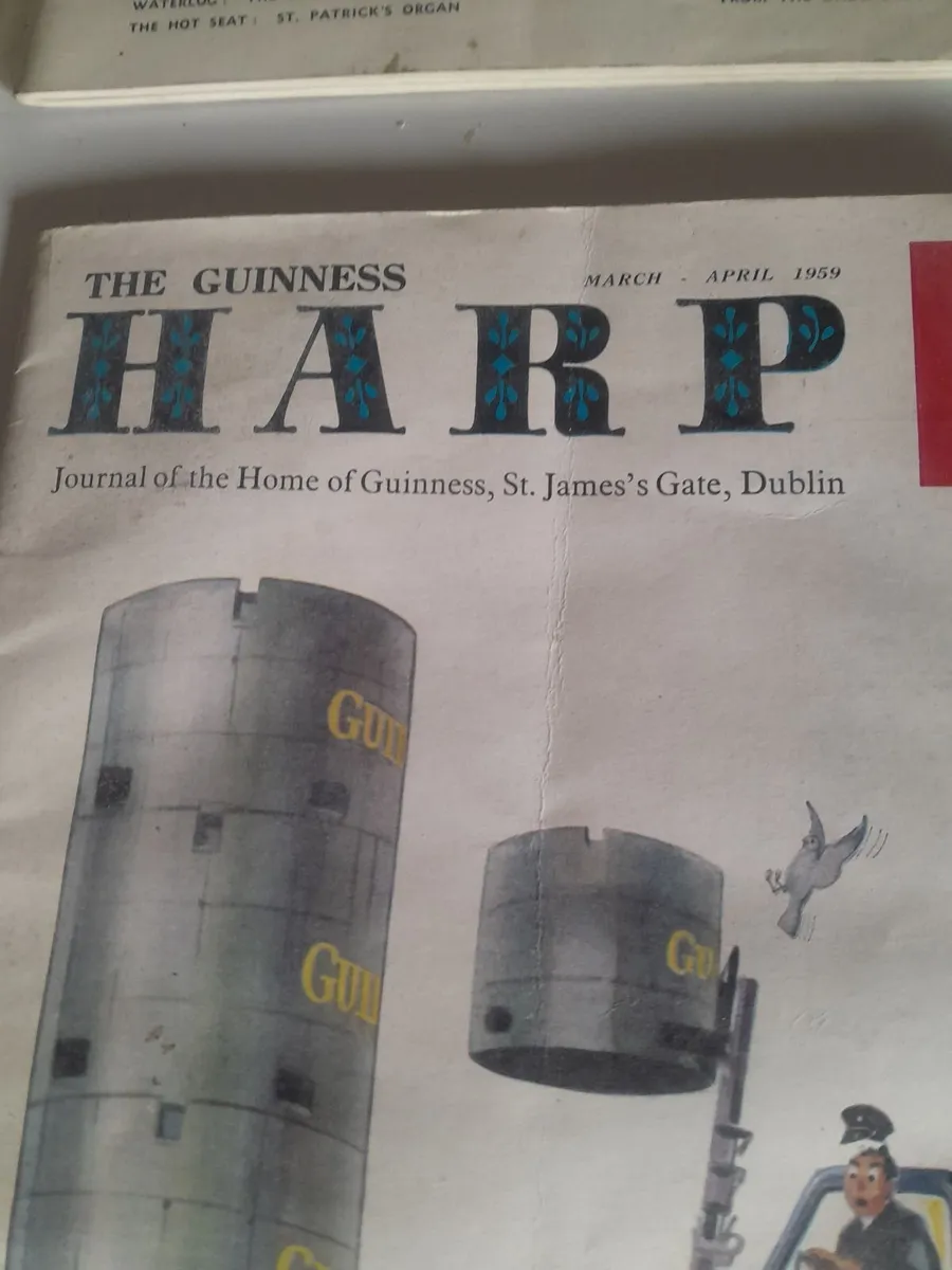 Six  guinness  harp magazines - Image 2