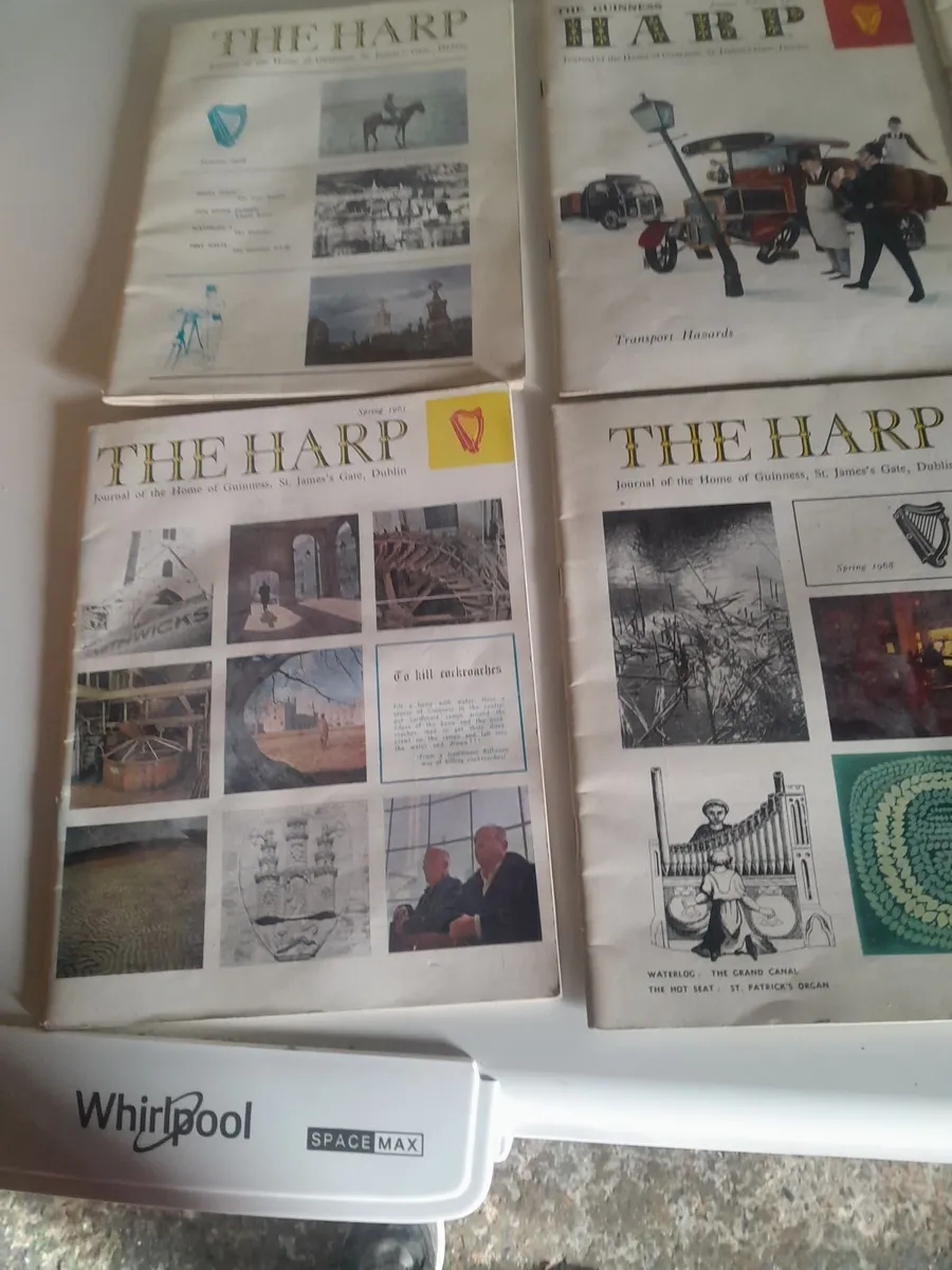 Six  guinness  harp magazines - Image 1