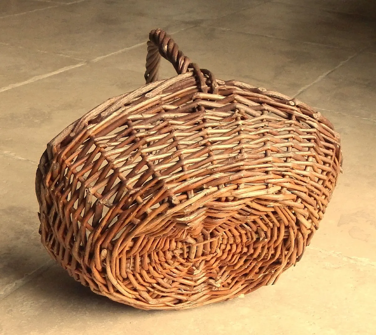 Selection of 3 Vintage Wicker Baskets - Image 3