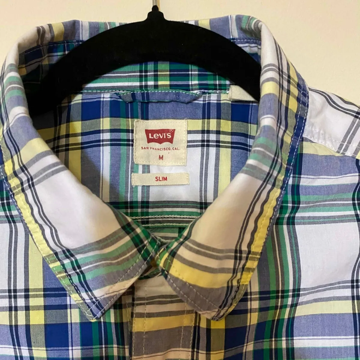 Levis check long sleeve 100% cotton casual shirt - Image 3