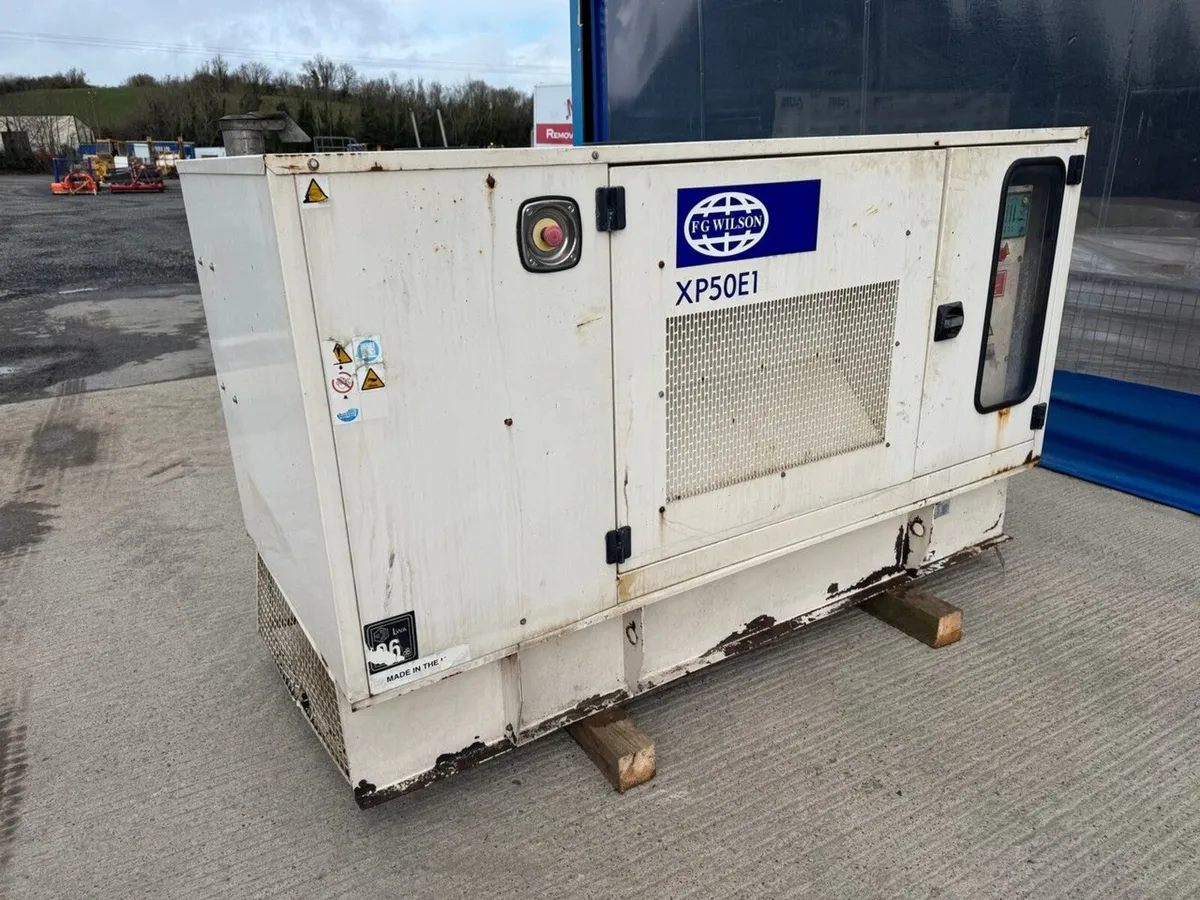 FG WILSON XP50E1 50KVA SILENT DIESEL GENERATOR - Image 1