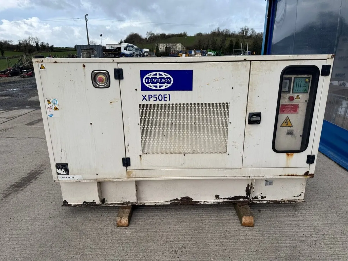 FG WILSON XP50E1 50KVA SILENT DIESEL GENERATOR - Image 3