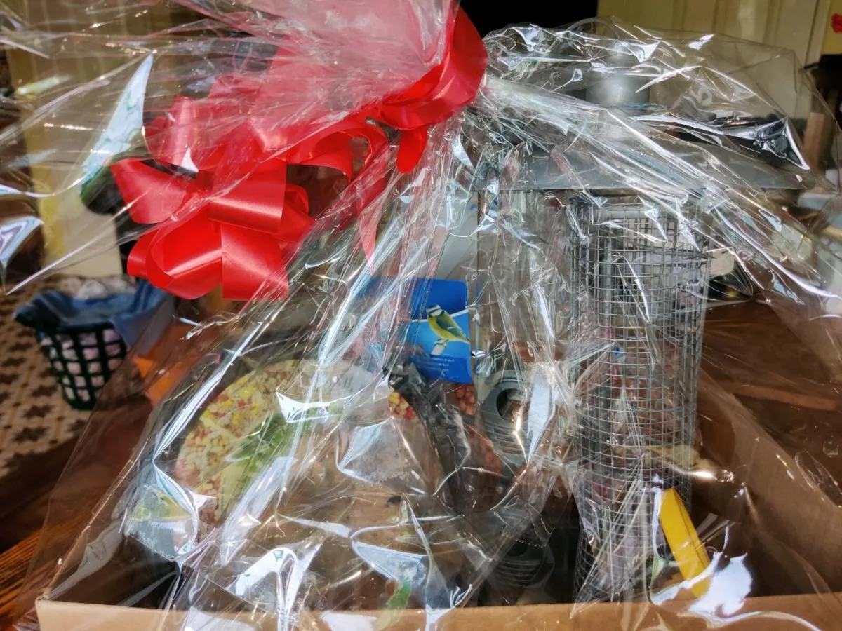 3 IN 1 BIRD FEEDING CAGE, With LOTS Of Bird Food - Image 4