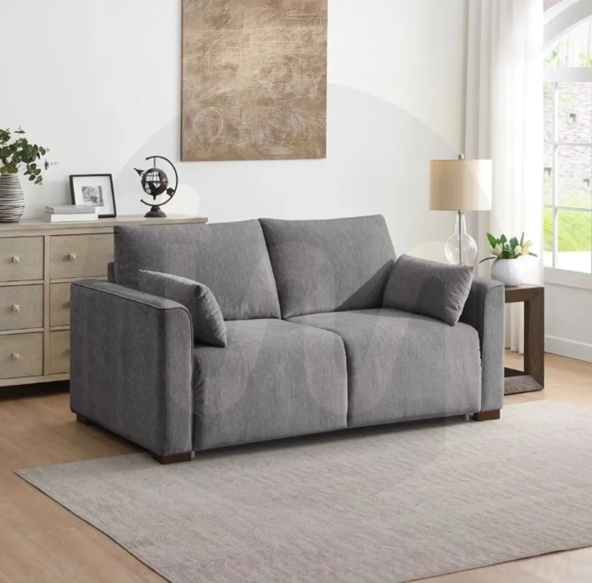 Scottsboro Full Foam Sofa Bed – Light Grey - Image 1
