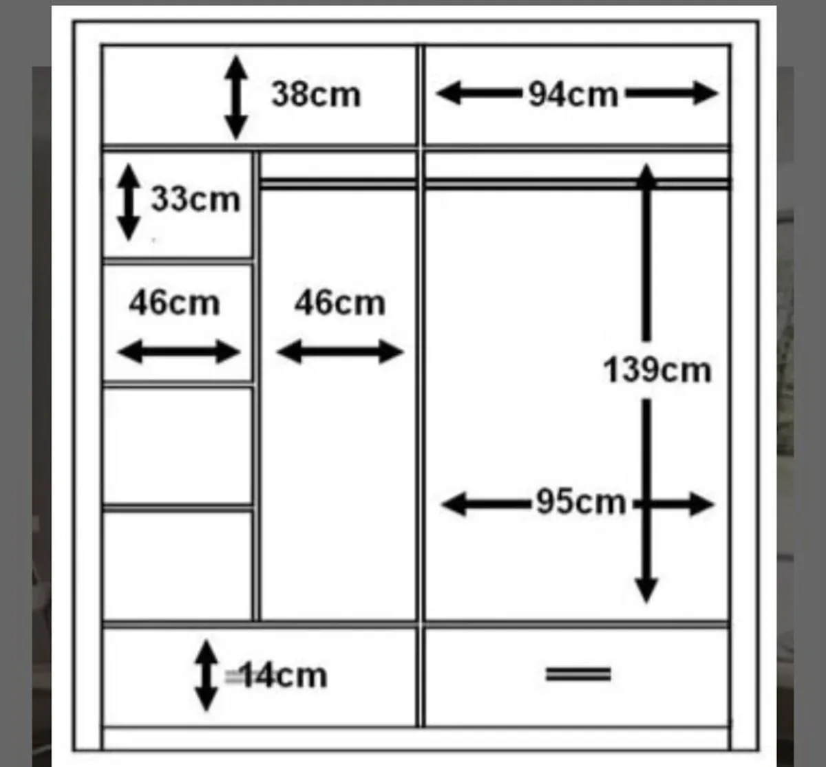 Alpha Sliderobe 2.0m White - Image 2
