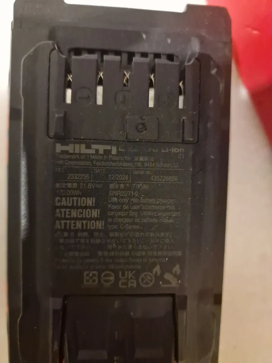 Hilti battery - Image 3