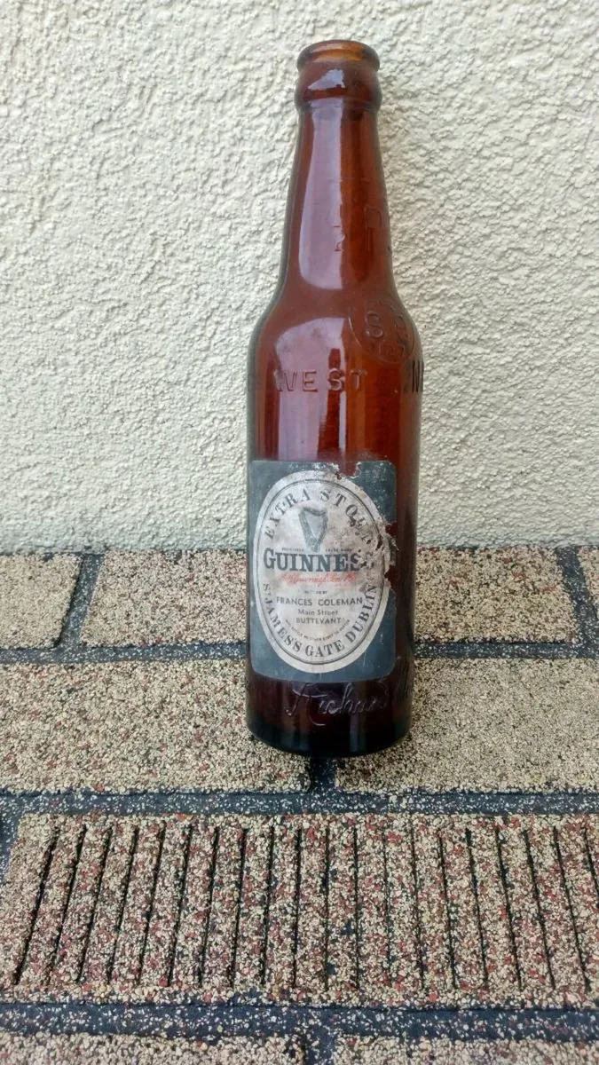 Rare 1962 Guinness labelled bottle