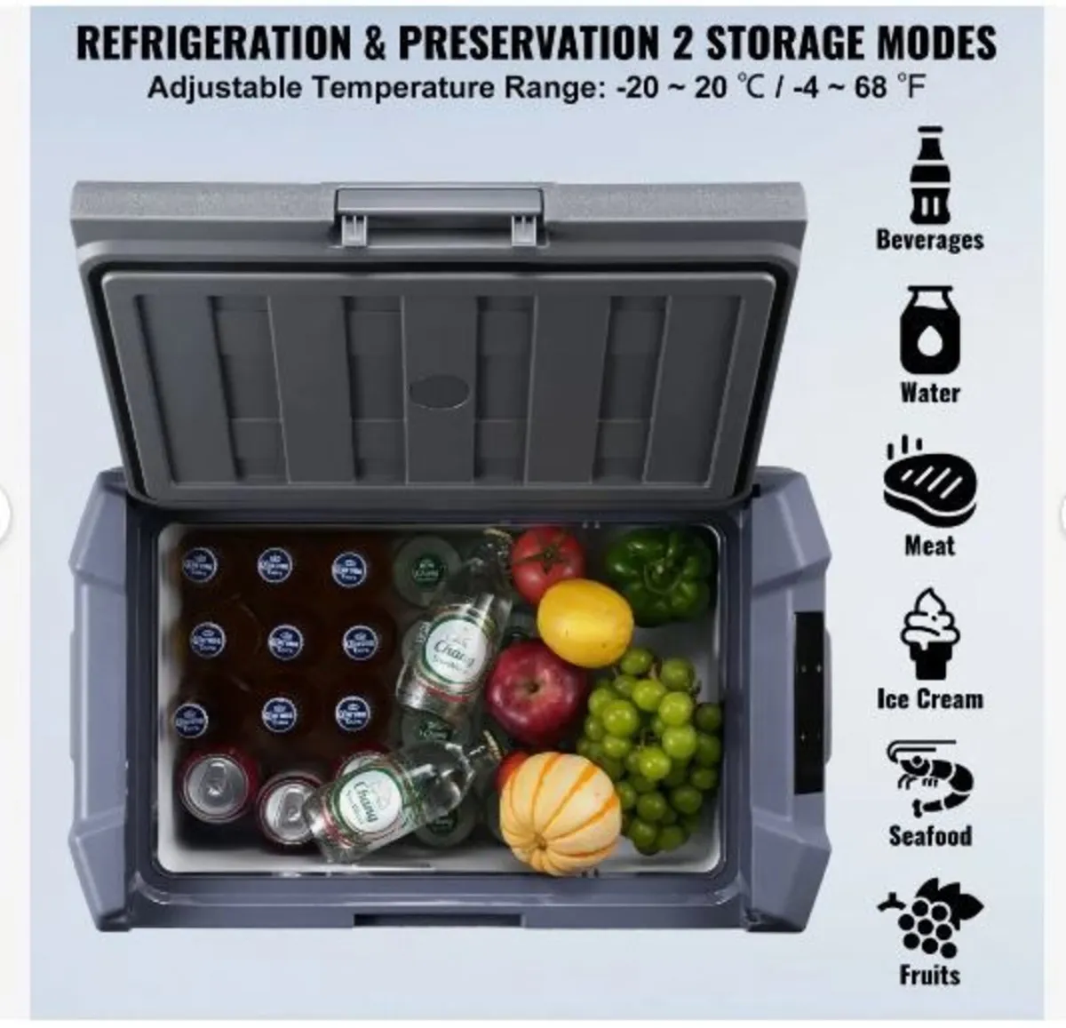 Car Refrigerator, 12 Volt Car Refrigerator Fridge - Image 3
