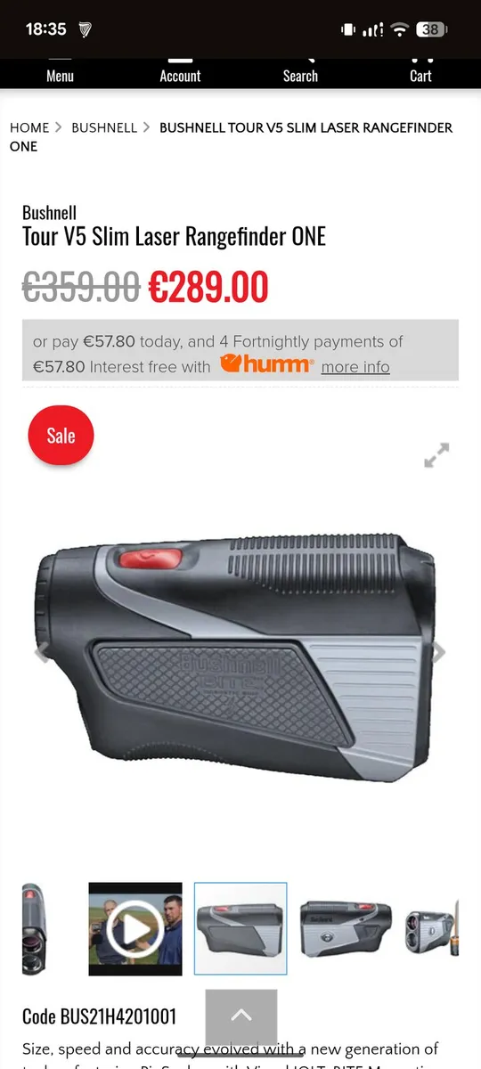 Bushnell rangefinder - Image 2