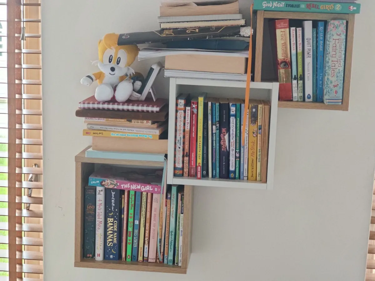 Bedroom Furniture–Bunk Bed,Side Table,Bookshelves - Image 3