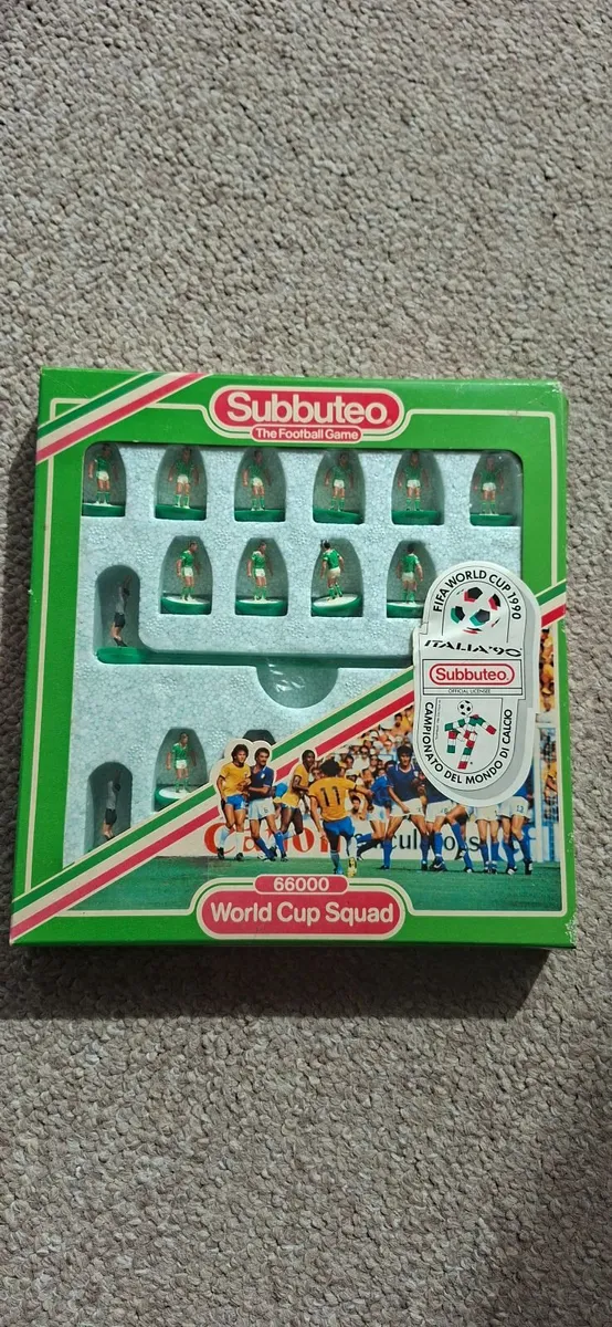 Subbuteo fifa world  up itslia 90 ireland squad - Image 1