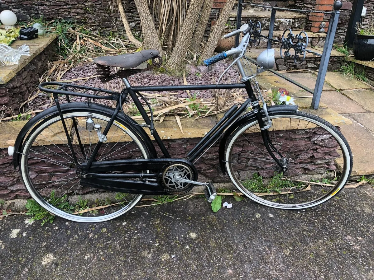 Antique Gents Raleigh high Nellie bike - Image 1