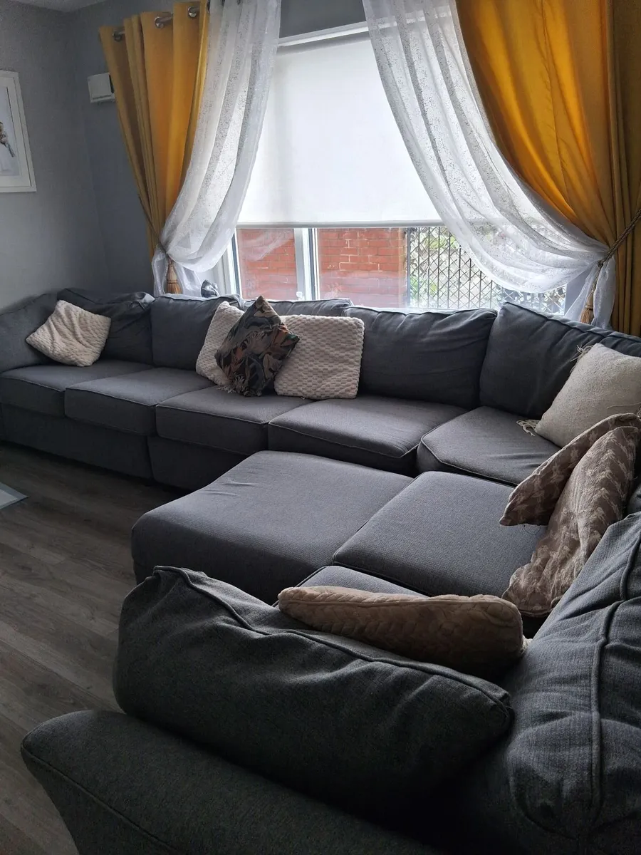 Corner Sofa Grey - Image 1