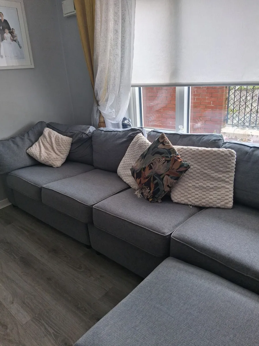 Corner Sofa Grey - Image 2