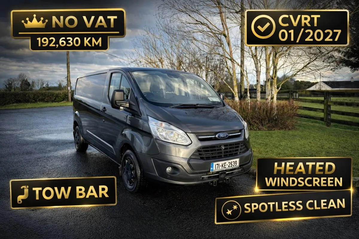 NO VAT Transit custom LWB - Image 1