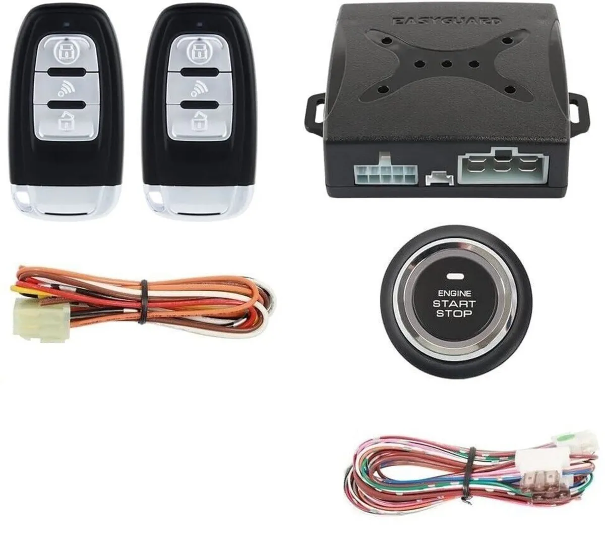Push Button Engine Start Alarm System 12v - Image 1