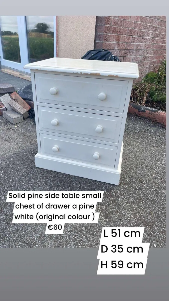 White locker / chest of drawers - Image 2