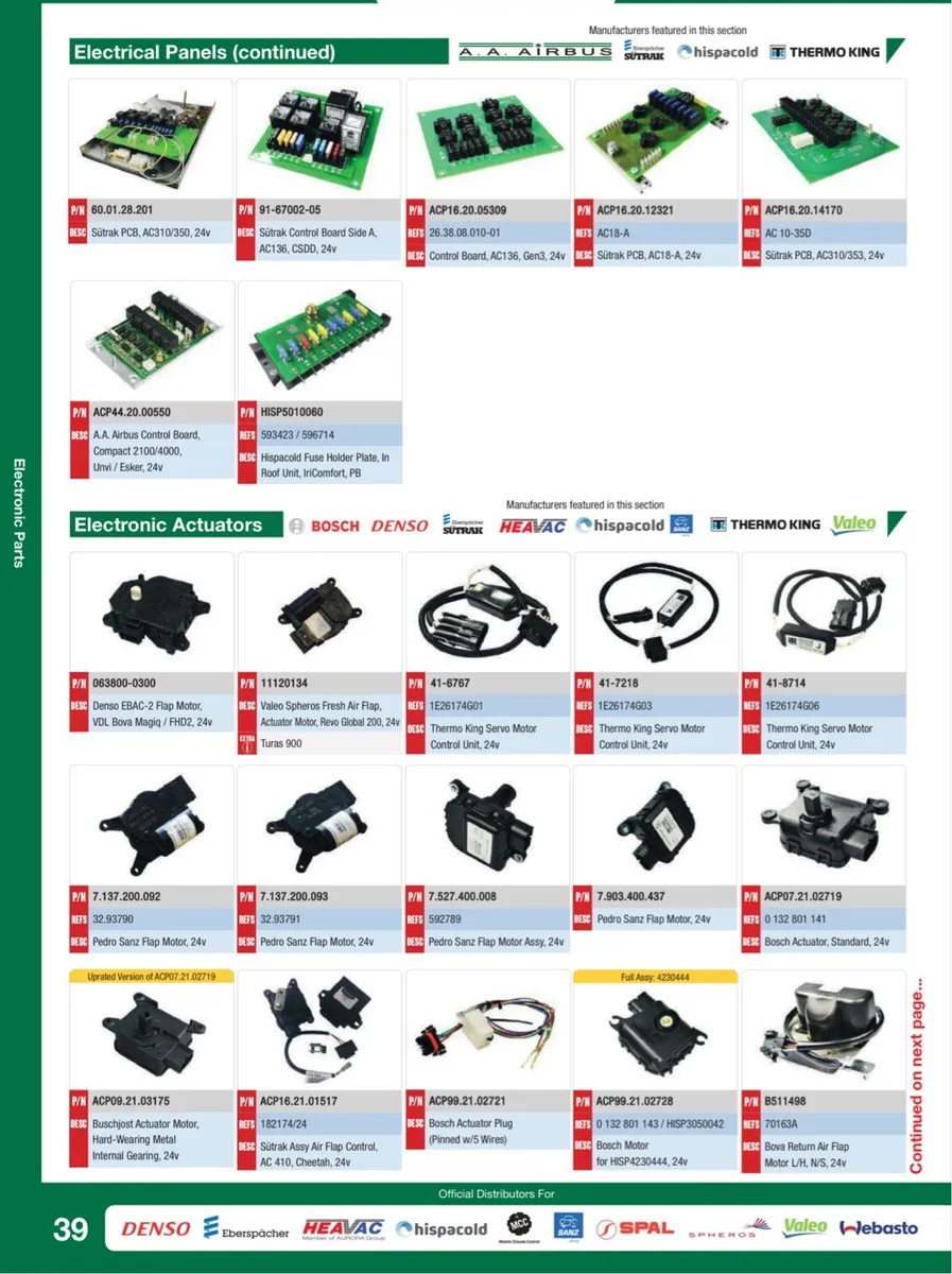 Electrical & AC Bus & Coach components - Image 2