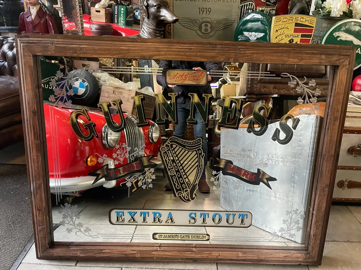 Large Guinness mirror 4x3 foot - Image 2