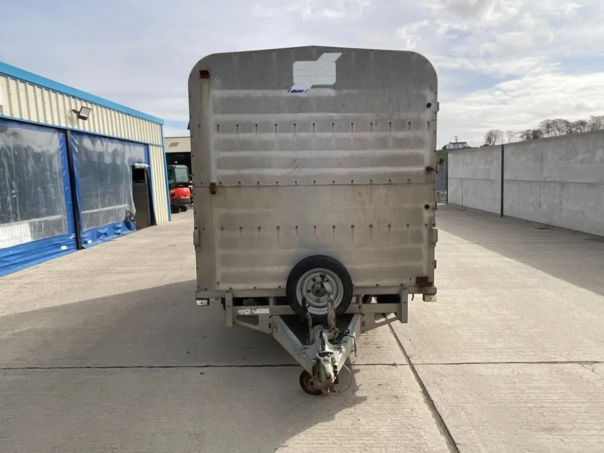 IFOR WILLIAMS TWIN AXLE 3500KGS LIVESTOCK TRAILER - Image 2