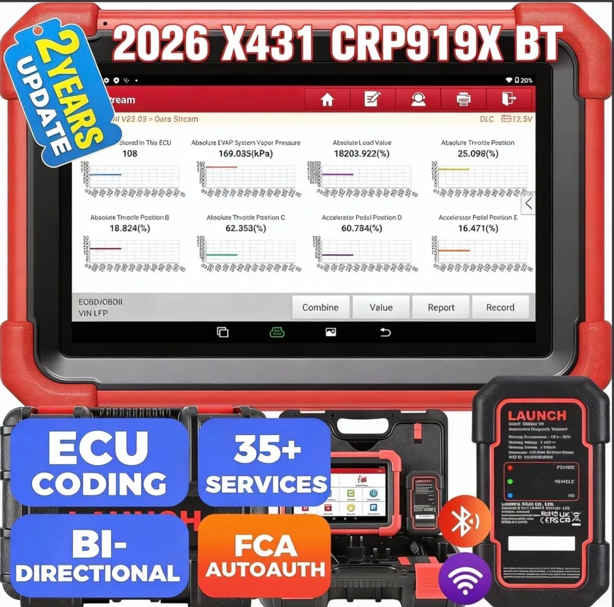 New LAUNCH X431 CRP919x BT OBD2 Scanner - Image 3