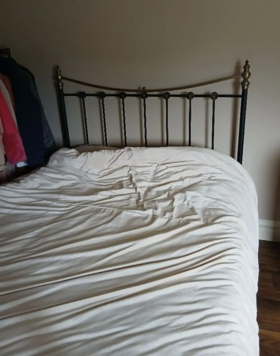 Wrought Iron King Size Bed - Image 1