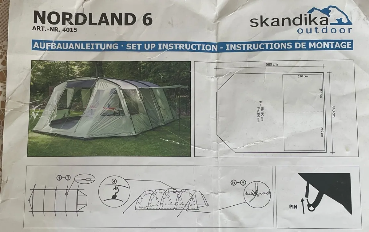 Nordland 6 Sleeper Protect tunnel tent - Image 4