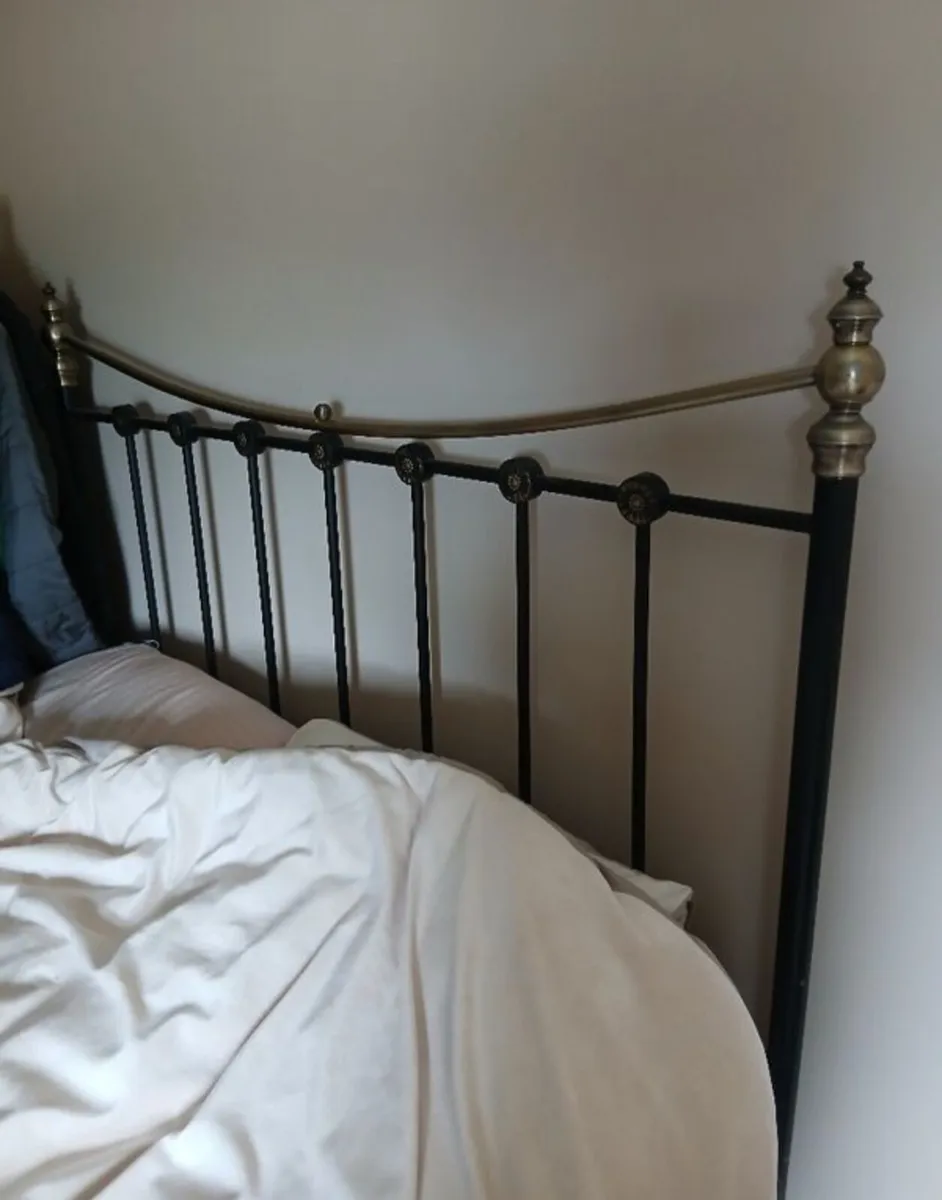 Wrought Iron King Size Bed - Image 4