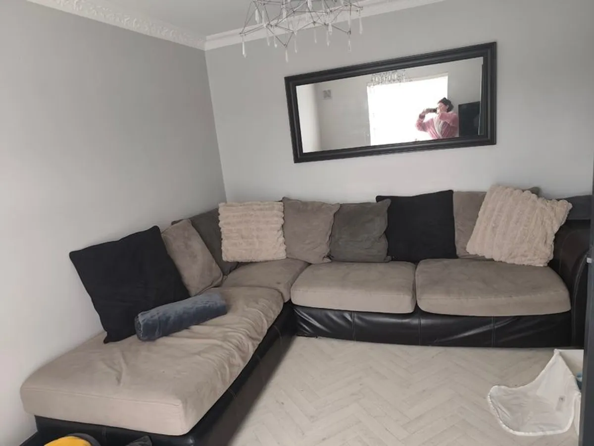 Free Large L Shaped Sofa - Image 1