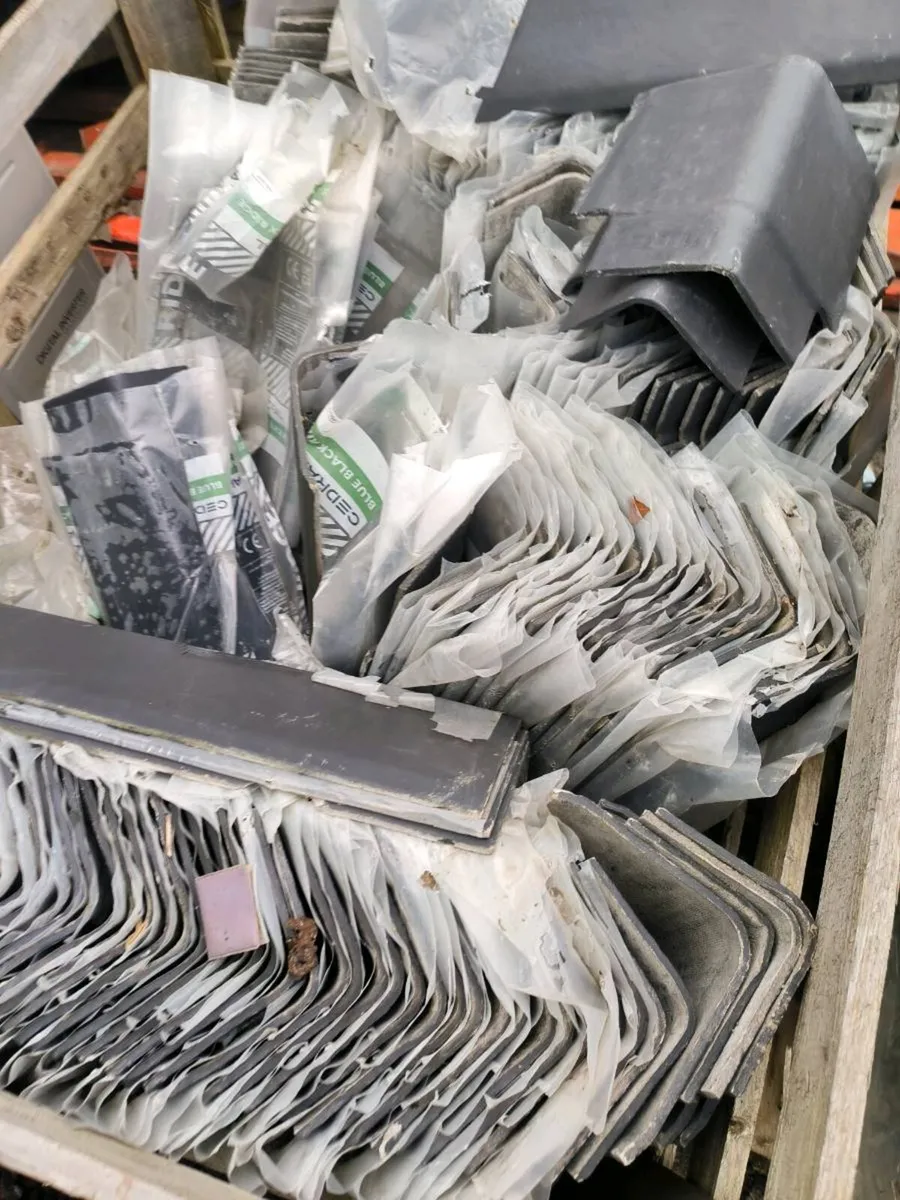 Fibre cement ridge tiles