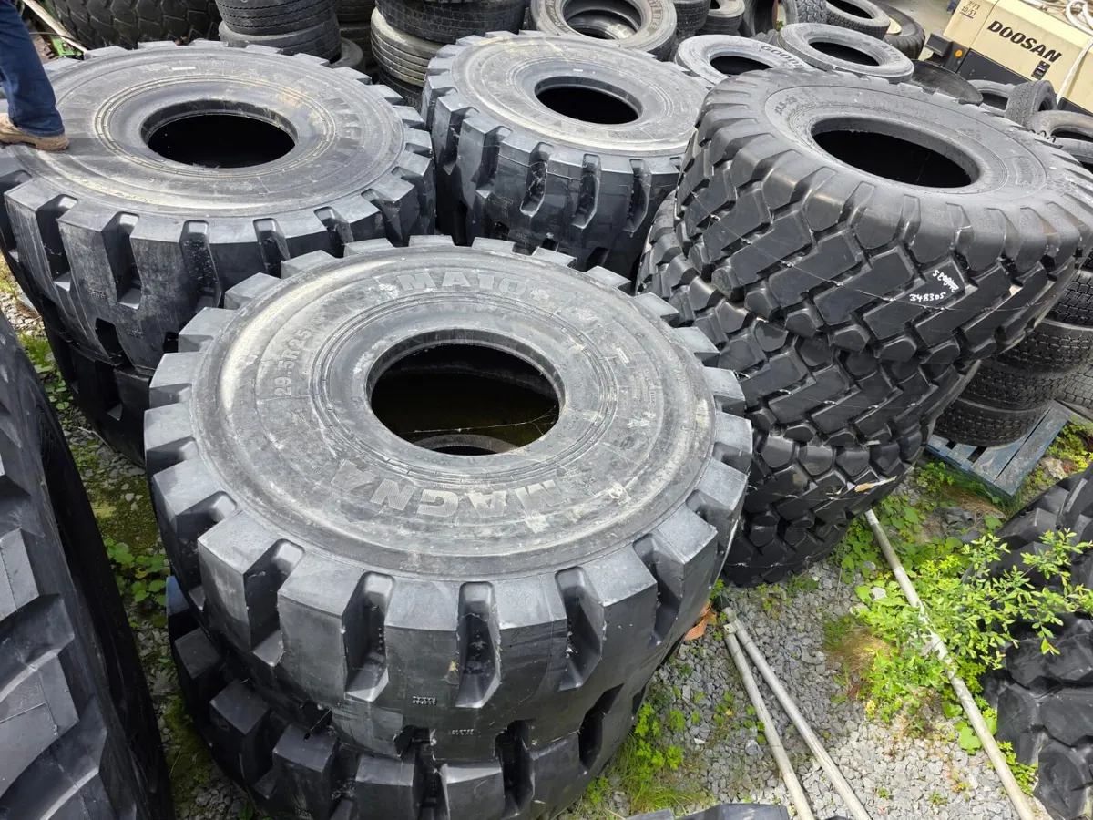 All new rock tyres to suit dumptrucks and loaders - Image 1