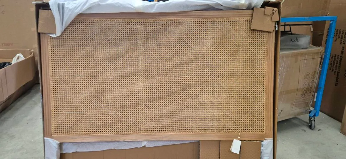 Rattan Headboard ( Zara) Brand new 5ft (160cm) - Image 1