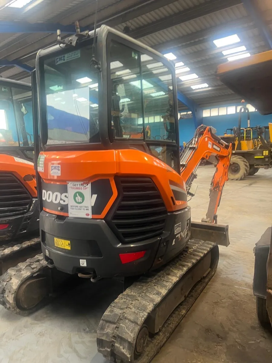 2020 Doosan 2.7 ton digger no vat - Image 2