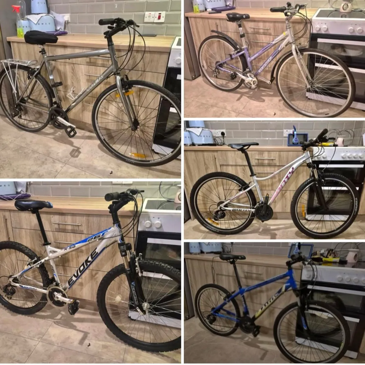 6 ADULTS BIKES AVAILABLE ALL READY TO GO CHEAP - Image 1