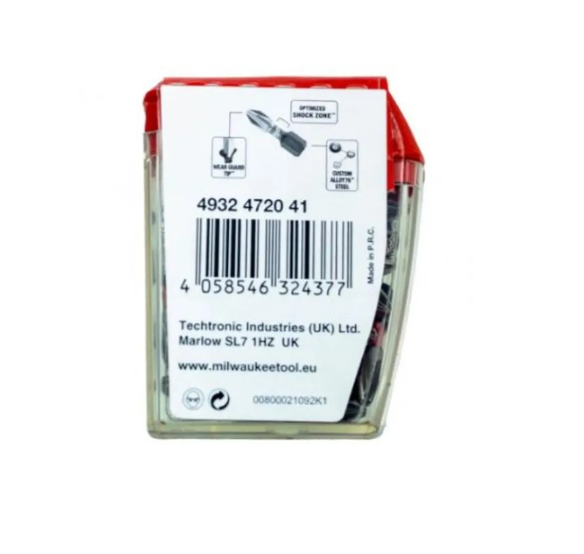 Milwaukee SHOCKWAVE PZ2 25mm Screwdriver Bit 25pk - Image 2