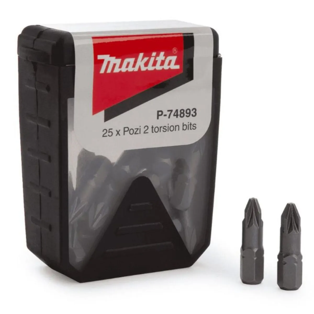 Makita P-74893 PZ2 25mm Screwdriver Bit Box 25pk