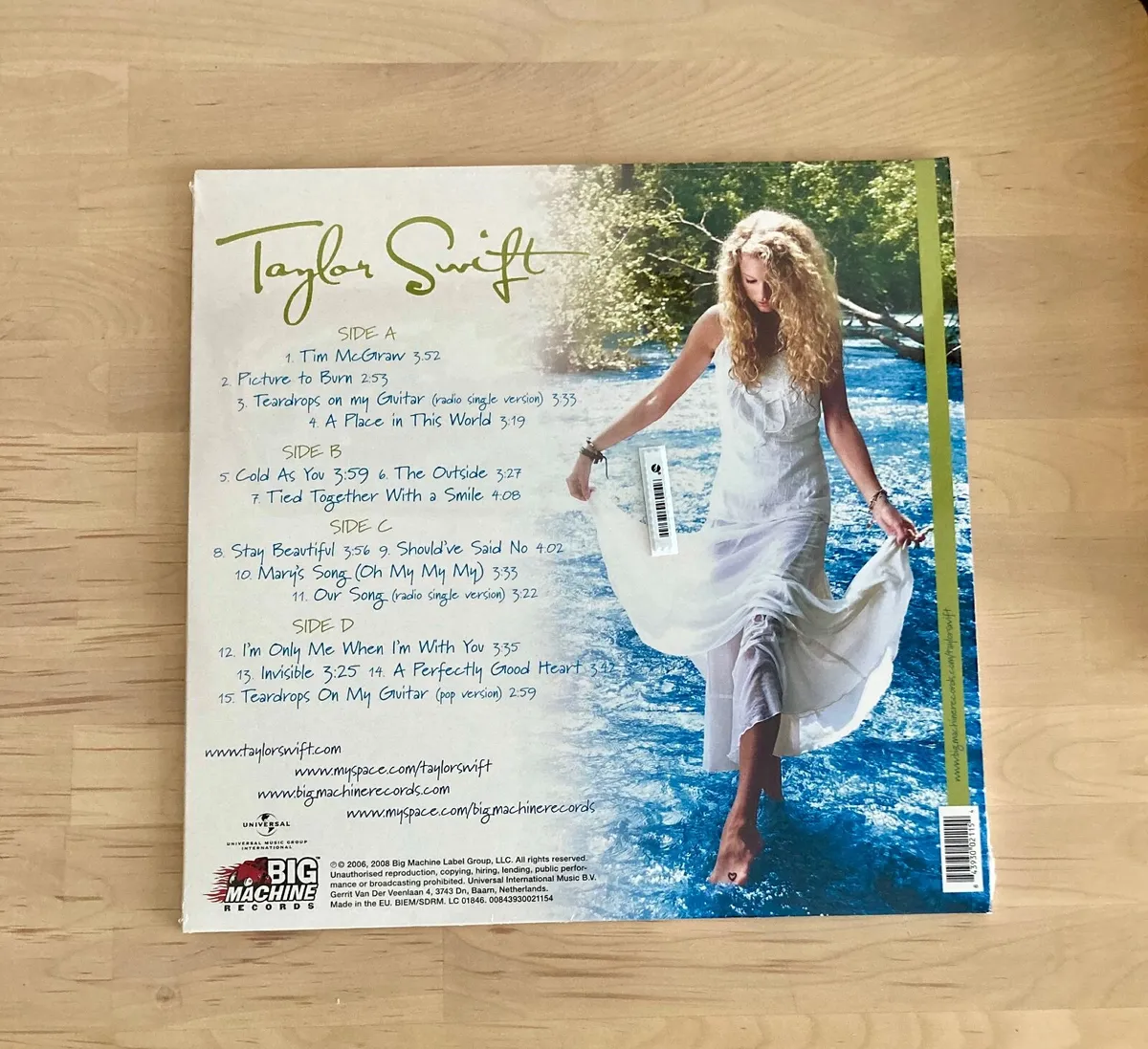 Taylor Swift Self Titled Debut Vinyl New Sealed - Image 2