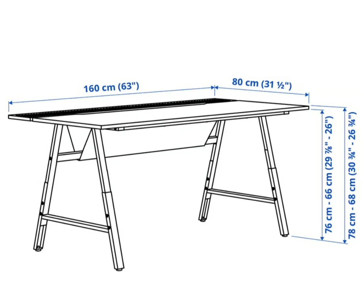 Gaming desk (Ikea) - Image 4