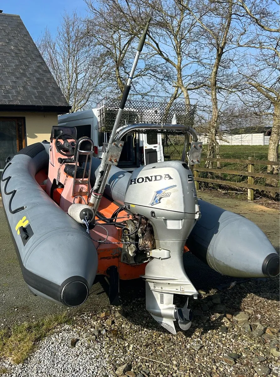 Humber rhib 5.5m Honda 50hp four stroke - Image 1