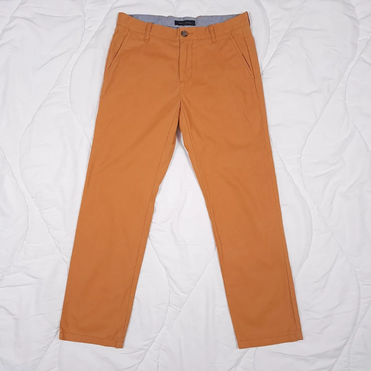 Tommy Hilfiger Mustard Yellow Trousers 30/29 - Image 1